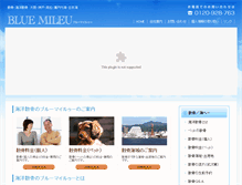 Tablet Screenshot of bluemileu.com